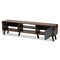Baxton Studio Clapton Modern and Contemporary Multi-Tone Grey and Walnut Brown Finished Wood TV Stand 179-11225-Zoro - alternate 7